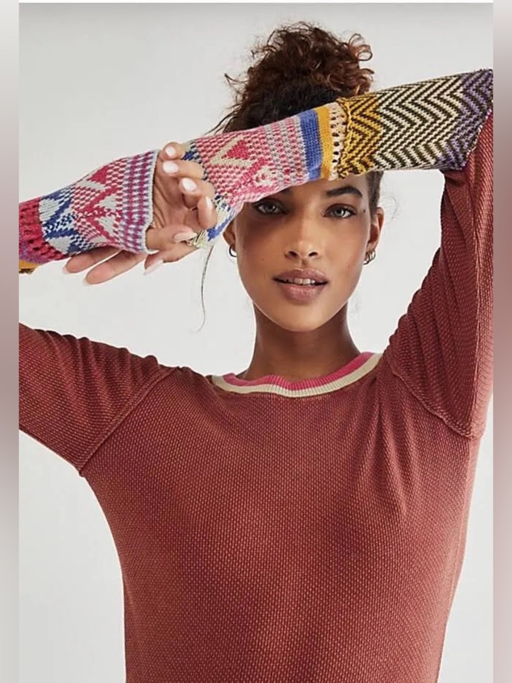 Free People We The Free Alpine Cuff thermal tee